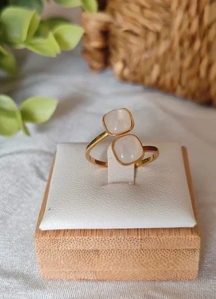 Bague ajustable en acier inoxydable doré, brand: Tendance, condizioni: Ottime, taglia: Regolabile, €4.99, €5.94 include la Protezione acquisti