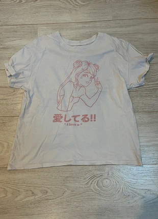 T-shirt blanc , brand: Bershka, condition: Very good, size: S, €3.00, €3.85 includes Buyer Protection