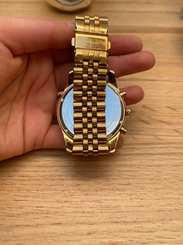 Watch men Men s watch Michael Kors Lexington Gold tone