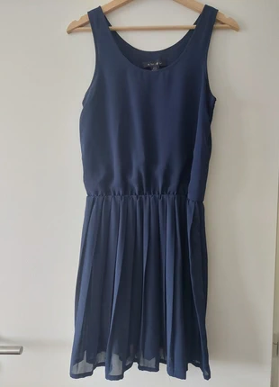 mini robe bas plissé et taille élastique, marque: Amisu, état: Très bon état, taille: XS / 34 / 6, 3,00 €, 3,85 € Protection acheteurs incluse