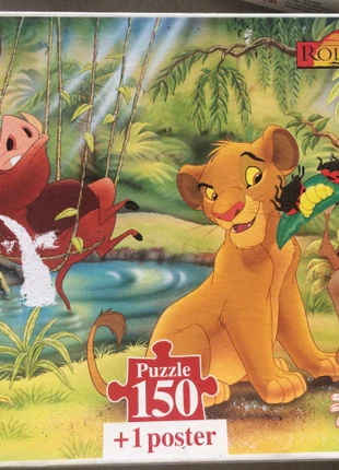 Puzzle roi lion, marca: Nathan, estado: Satisfactorio, tamaño: Talla única, 1,50 €, 2,28 € Protección al comprador incluida