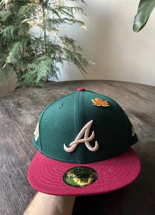 Atlanta Braves MLB WS Contrast 59FIFTY 7 7/8 (62,5cm) New Olive/Maroon Fitted – New Era Cap, marque: New Era, état: Neuf sans étiquette, taille: 60, 60,00 €, 63,70 € Protection acheteurs incluse