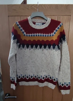 Vintage yk2 Top men knitwear size medium colourful jumper, brand: Topman winter wear, condition: Very good, size: M, £11.00, £12.25 includes Buyer Protection
