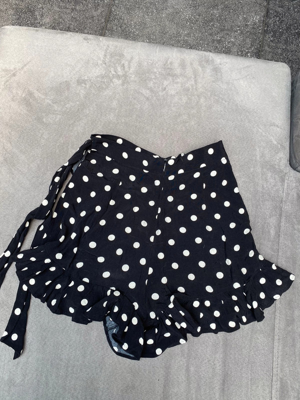 Jupe short hotsell a pois zara