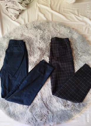 Lot de 2 pantalons costumes H&M et kiabi- Taille 31 et 36, marque: H&M, état: Très bon état, taille: W27 | FR 36, 2,00 €, 2,80 € Protection acheteurs incluse