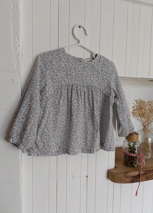 Blouse fleurie Bout'chou 12 mois, marca: Bout'chou, estado: Muy bueno, tamaño: 12-18 meses / 80 cm, 2,50 €, 3,33 € Protección al comprador incluida