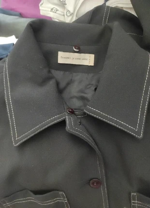 Blazer noir en viscose mélangée Femmes Je Vous Aime Taille 1 neuf, merk: Femmes Je Vous Aime, staat: Nieuw zonder prijskaartje, maat: S / 36 / 8, € 6,00, € 7,00 inclusief Kopersbescherming