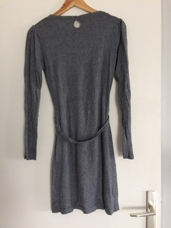 Robe pull grise 2