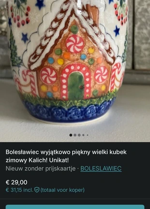 Bolesławiec set 2 stuks Unikat!, merk: BOLESLAWIEC, staat: Nieuw zonder prijskaartje, € 49,00, € 52,15 inclusief Kopersbescherming