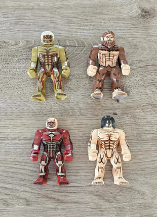 Lot de 4 titans SNK : L'attaque des Titans (compatible Lego), état: Très bon état, taille: Taille unique, 19,90 €, 21,60 € Protection acheteurs (Pro) incluse