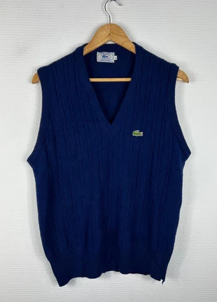 Pull Lacoste Izod Col V Bleu Marine - Vintage 90’ !, marca: Lacoste, estado: Muy bueno, tamaño: L / 40 / 12, 35,00 €, 37,45 € Protección al comprador Pro incluida