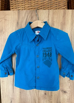 Blauw hemd Name It Mini maat 74 katoen jongen herfst winter kerst cadeau 🎅, marca: Name It, estado: Muito bom, tamanho: 9-12 meses / 74 cm, €2.50, €3.33 inclui Proteção do Comprador