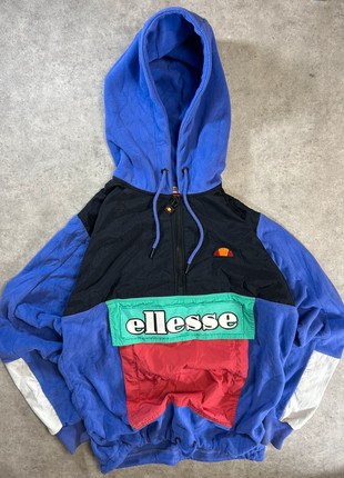 Polaire Ellesse vintage 1/4zip violet M, marca: Ellesse, estado: Muito bom, tamanho: M, €25.00, €26.95 inclui Proteção do Comprador