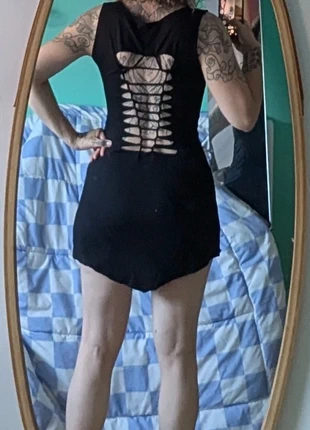 Psytrance / rave / hippie / pixie jurkje met hoodie, merk: zelfgemaakt, staat: Nieuw zonder prijskaartje, maat: M / 38 / 10, € 15,00, € 16,45 inclusief Kopersbescherming