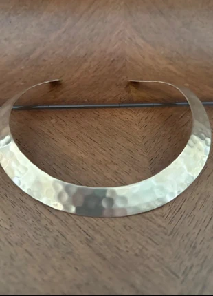 Ras de cou doré en laiton massif, staat: Nieuw zonder prijskaartje, € 14,00, € 15,40 inclusief Kopersbescherming