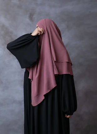 Khimar 2 voiles en jazz, condition: New without tags, €16.00, €17.50 includes Buyer Protection