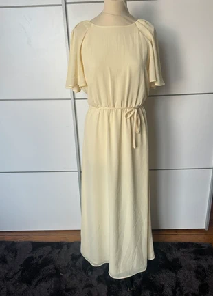 Robe longue jaune pale Mango taille S, marke: Mango, zustand: Neu, größe: S / 36 / 8, 30,00 €, 32,20 € inklusive Vinted-Käuferschutz