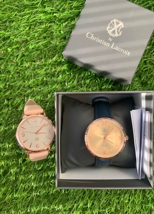 Lot de 2 montres femme – Guy Laroche & Christian Lacroix, brand: Christian Lacroix, condition: New without tags, size: 39–42 mm, €17.99, €19.59 includes Buyer Protection