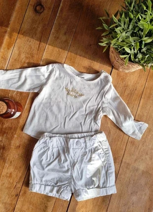 Ensemble manches longues et short - Blanc - Fille - 6 mois - Kiabi / TAO - Tape à l'œil, marke: TAO, zustand: Sehr gut, größe: 3-6 Monate / 62, 3,50 €, 4,38 € inklusive Vinted-Käuferschutz