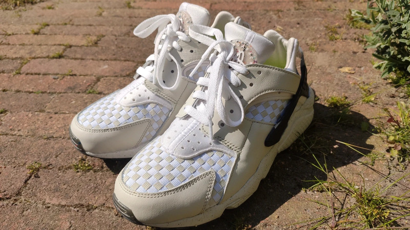 Nike Air Huarache Crater Premium Sneakers White Beige Vinted