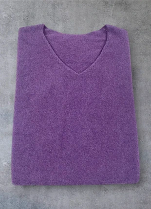 Magnifique pull col V – Taille L – Violet – 100% mohair - Vintage, marke: Vintage Dressing, zustand: Sehr gut, größe: L / 40 / 12, 15,00 €, 16,45 € inklusive Vinted-Käuferschutz