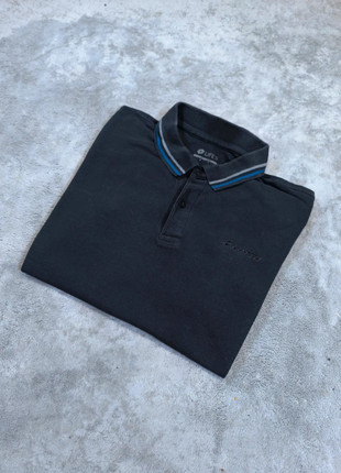 polo lotto noir à rayures – taille m, brodé, excellent état, marque: Lotto, état: Très bon état, taille: M, 14,00 €, 15,40 € Protection acheteurs (Pro) incluse