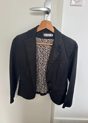 Veste noir intérieur léopard, marque: LULUMARY, état: Très bon état, taille: S / 36 / 8, 5,00 €, 5,95 € Protection acheteurs incluse