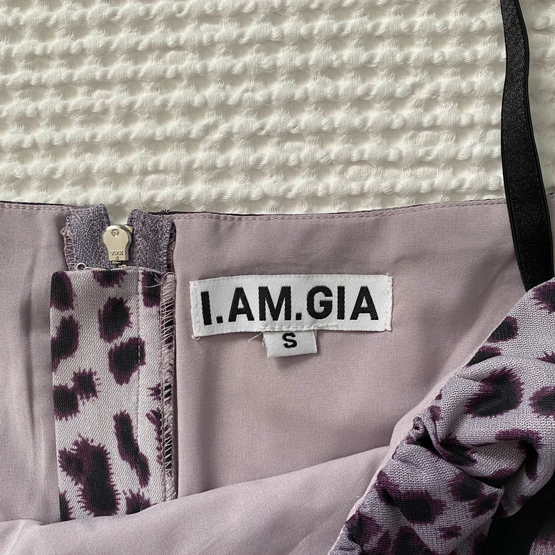 I.AM.GIA ophelia purple leopard print corset top 3