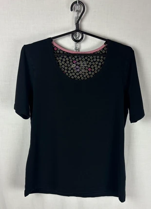 Women’s Gudrun Sjödén Black Organic Cotton T-Shirt Size L, marca: Gudrun Sjödén, estado: Muito bom, tamanho: L / 40 / 12, €15.00, €16.45 inclui Proteção do Comprador