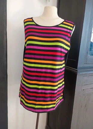 Débardeur à rayures ⭐ 50, marca: Vintage, estado: Muito bom, tamanho: 5XL / 50 / 22, €2.00, €2.80 inclui Proteção do Comprador