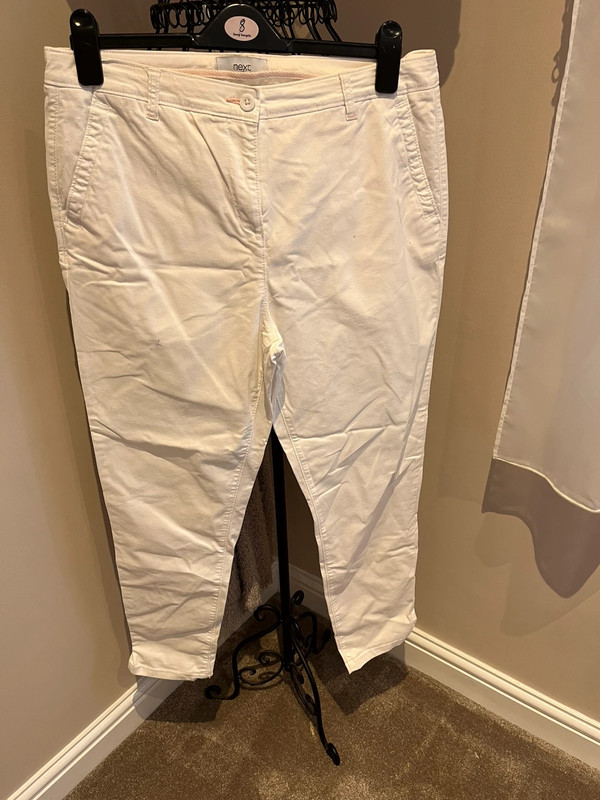 White cropped trousers - Vinted