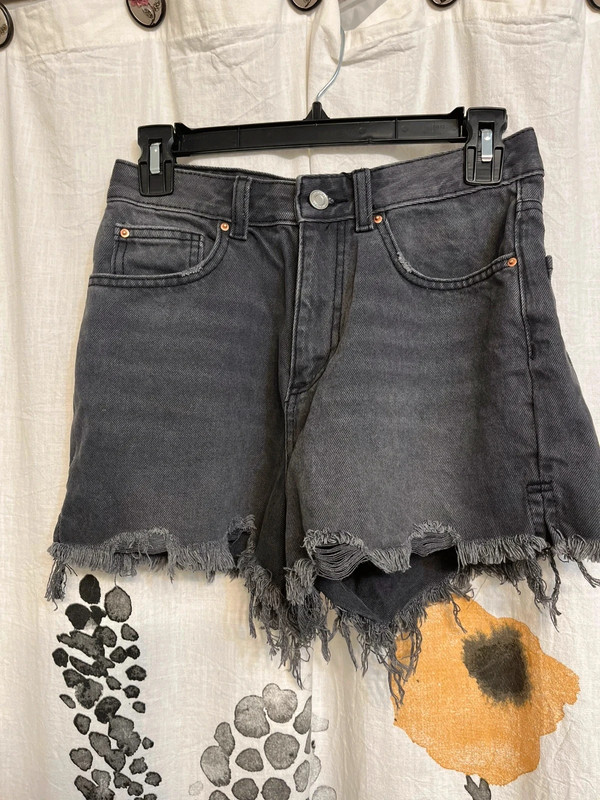 Denim Shorts Size 6 Color Gray 4