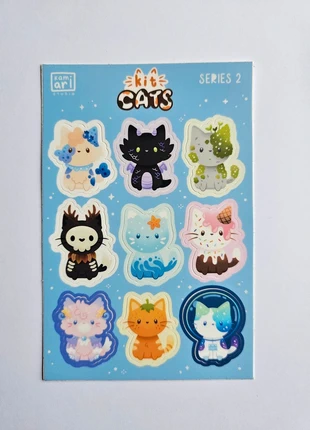 Cute cats stickersheet series 2, marque: KamiAri Studio, état: Neuf sans étiquette, 3,50 €, 4,38 € Protection acheteurs incluse