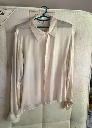 Chemise en soie Agnès B, marca: Agnes b, estado: Muy bueno, tamaño: M / 38 / 10, 40,00 €, 42,70 € Protección al comprador incluida