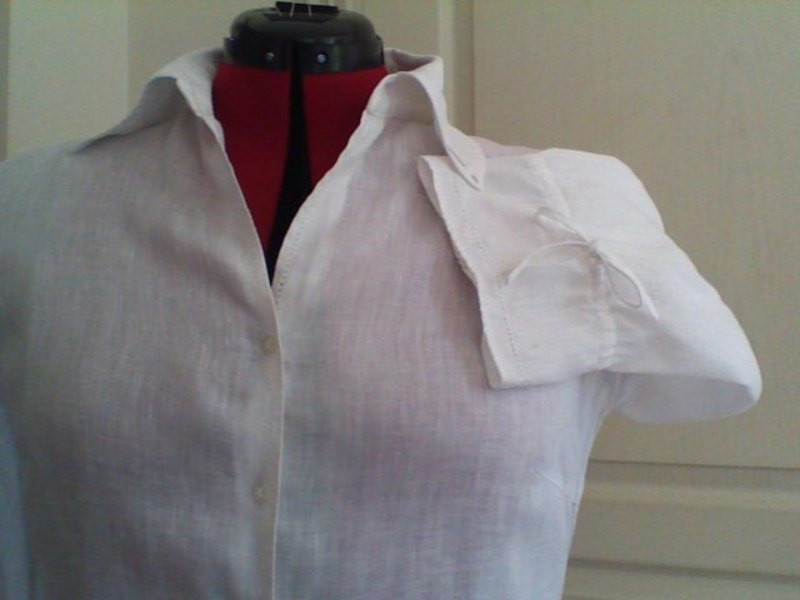 chemise lin blanc 4
