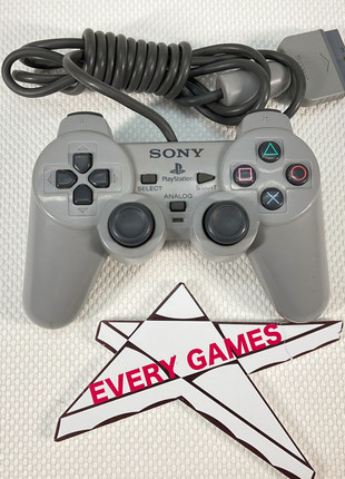 Mando Dualshock Gris Ps1 Playstation Scph-1180 Muy Raro Excelente Condicion