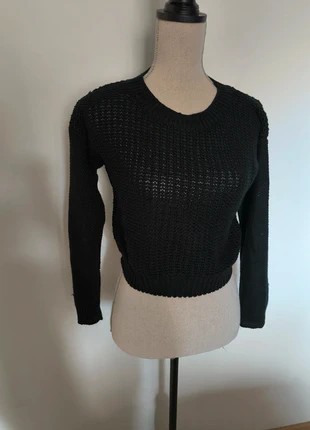 Pull noir ajouré – Forever 21 - S, brand: Forever 21, condition: Very good, size: S / 36 / 8, €7.00, €8.05 includes Buyer Protection