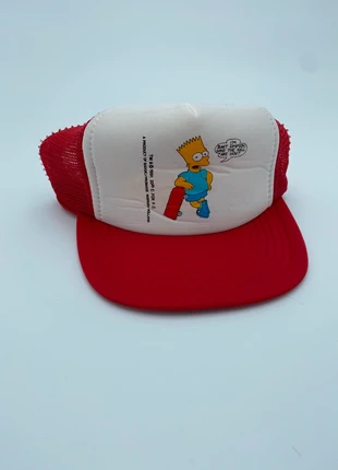 Vintage Bart Simpson The Simpsons 90s Trucker Hat, merk: Vintage, staat: Goed, maat: Universele maat, € 24,95, € 26,90 inclusief Kopersbescherming Pro