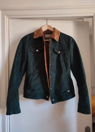 Veste verte en doublure daim, marca: Lpb Woman, estado: Muy bueno, tamaño: S / 36 / 8, 9,00 €, 10,15 € Protección al comprador incluida