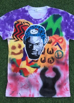 Denis Rodman Shirt, marque: Chuzausen, état: Neuf avec étiquette, taille: M, 35,00 €, 37,45 € Protection acheteurs incluse