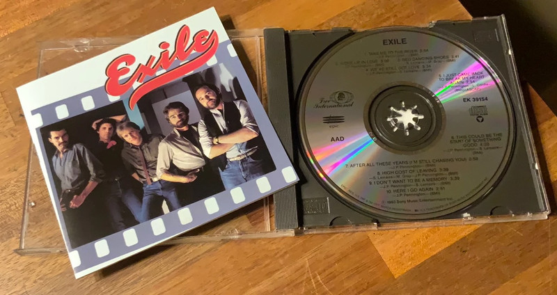 CD Exile - same 1983 Sony / Epic label Country Rock | Vinted