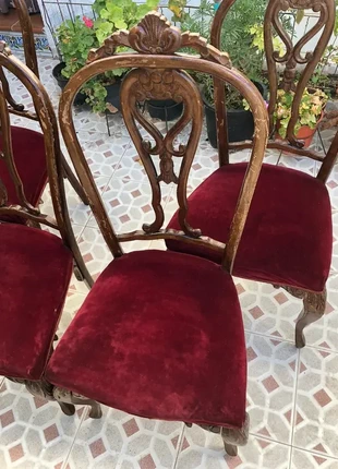 Sillas antiguas antigüedades, marca: Juego, estado: Satisfatório, €100.00, €105.70 inclui Proteção do Comprador