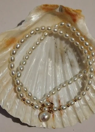 Collier Choker perles, marque: PAS, état: Neuf avec étiquette, 42,00 €, 44,80 € Protection acheteurs incluse