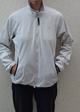 Polaire veste full zip 16 ans S adidas vintage crème hiver froid, marque: adidas, état: Très bon état, taille: XS / 34 / 6, 10,00 €, 11,20 € Protection acheteurs incluse