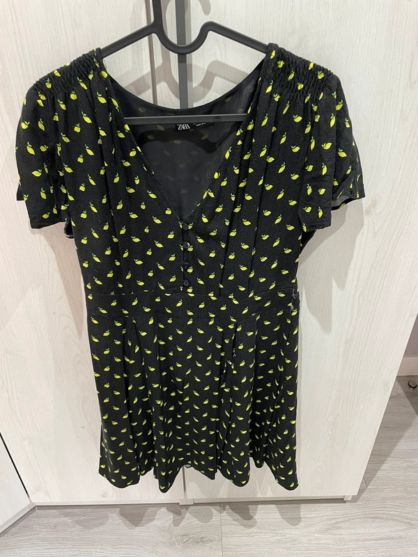 Banana print dress zara online