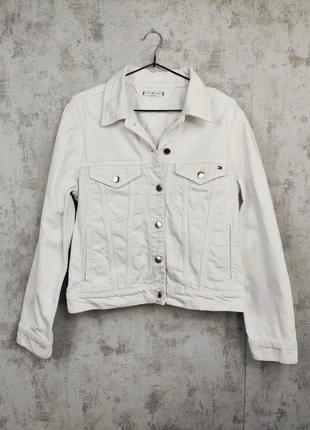 crop jacket jeans tommy hilfiger blanche taille xs femme denim veste., marca: Tommy Hilfiger, estado: Muito bom, tamanho: XS / 34 / 6, €28.00, €30.10 inclui Proteção do Comprador