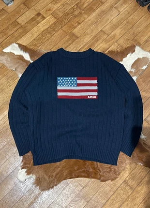 Pull Schott USA Vintage Bleu Taille L, marke: Schott, zustand: Sehr gut, größe: L, 75,00 €, 79,45 € inklusive Vinted-Käuferschutz