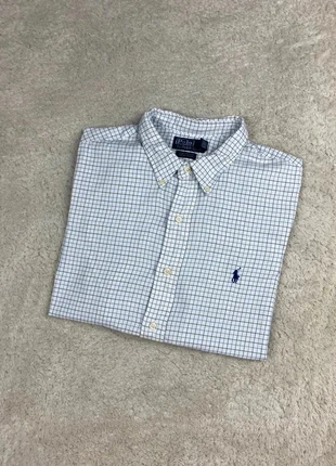 Chemises Ralph Lauren Manche Courte Bleu à Carreaux Blanc Logo Brodé Noir 5C - XL Custom Fit, marque: Ralph Lauren, état: Très bon état, taille: XL, 24,99 €, 26,94 € Protection acheteurs incluse