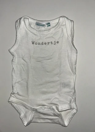 Babylook romper newborn baby wondertje, merk: Baby Look, staat: Heel goed, maat: Tot 1 maand / 50 cm, € 1,50, € 2,28 inclusief Kopersbescherming