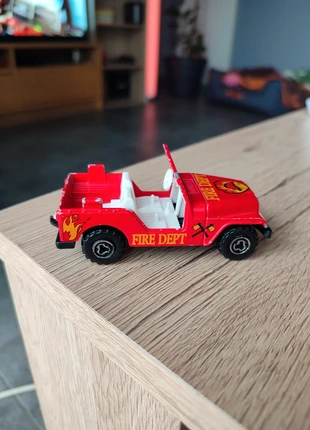 Miniature jeep pompier vintage, marque: Majorette, état: Bon état, taille: Taille unique, 3,00 €, 3,85 € Protection acheteurs incluse